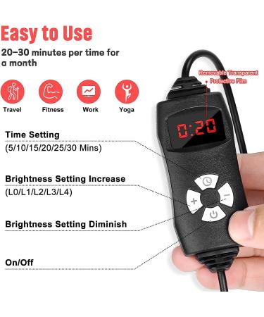 Holsn Red Light Therapy Belt for Body - Infrared LED Device for Leg, Knee, Back, Waist, Shoulder Pain Relief - Buy Online on GoSupps.com