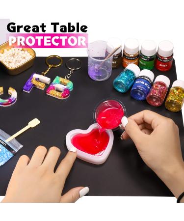 3 Pack Silicone Mats for Resin Crafts - Nonstick Craft Mats for Jewelry Casting, Play Dough, and Paint - 15.7 x 11.7 inches - Black, Dark Gray, Transparent - Buy Online on GoSupps.com