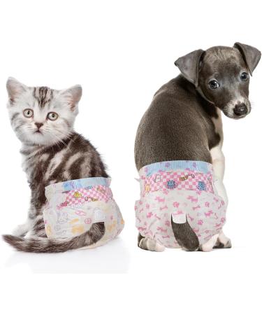 Dono Disposable Dog Diapers for Females - Super Absorbent & Leak-Proof 48 Count | XXS to L | Ideal for Heat Incontinence & Periods - Buy Online on GoSupps.com