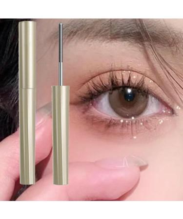 Metal Brush Long-Lasting Mascara Washable Extra Slim Bristleless Metal Mascara Brush Extreme Length Lash Eyelashes Long-Lasting Curling Waterproof And Sweatproof Mascara (Color : Brown) - Buy Online on GoSupps.com