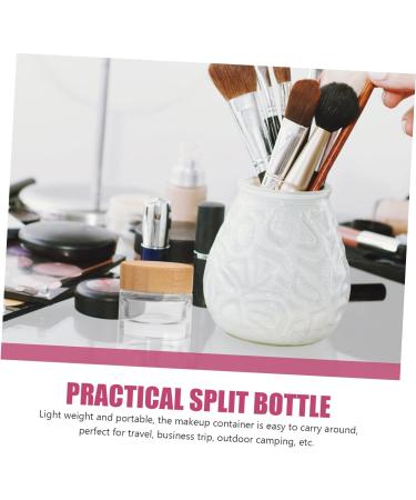 HONMEET Glass Jar Containers with Lids Glass Container with Lid Makeup Container Terrarium Fogger Terrariums Small Jar with Lid Body Butters Wood With Cover Travel Small Container - Buy Online on GoSupps.com