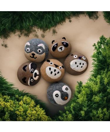 EcoStation Dryer Balls - Set of 6 - 100% Organic Wool Sustainable & Eco-Friendly - Handmade for 1 000 Loads - Buy Online on GoSupps.com