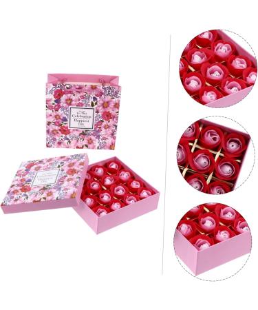 Beavorty 2 Boxes Rose Soap Valentine s Day Floral Scented Bath Soap Mom Birthdays Wedding Petals Rose Petals Scented Soaps Mother Plant Soap - Buy Online on GoSupps.com