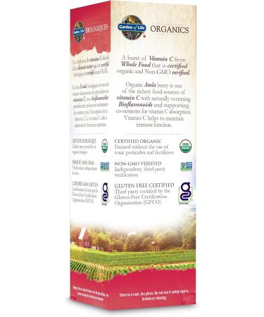  Garden of Life Garden of Life mykind Organics - Cherry-Mandarin Vitamin C Spray 58 mL for Boosted Immunity - Buy Online on GoSupps.com