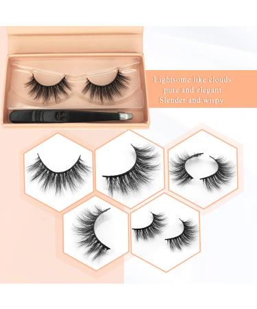 Florist 15mm 3D Mink Eyelashes - Handmade Natural Look False Lashes | Medium Volume Wispy Lashes - 1 Pair - Buy Online on GoSupps.com