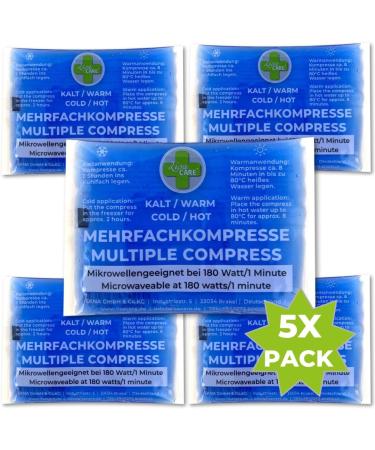 Lisacare Heat & Cool Pads - 5 Small Gel Pillows for Fast Pain Relief - Mini Cooling Packs for Kids - 12x8.5cm - Buy Online on GoSupps.com