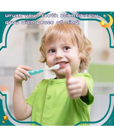 Soft Nano Baby Toothbrush for Kids 1-6 Years | 2 Pack with Tongue Cleaner (Pink & Green) - Buy Online on GoSupps.com
