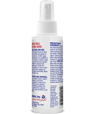 No Natz Botanical Bug Repellent 2-Pack- 4oz Spray Bottle | Effective for Gnats, Mosquitoes, Biting Flies | DEET-Free, Hand-Crafted, Non-Greasy Formula - Buy Online on GoSupps.com
