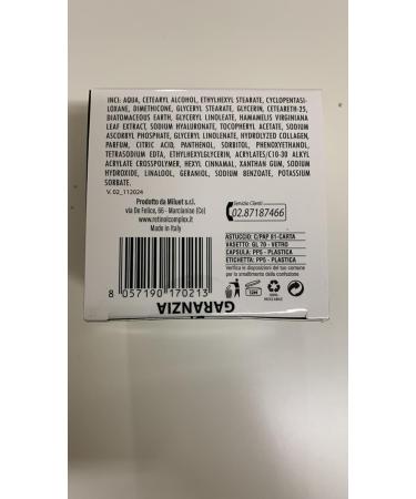  ULTRA RETINOL COMPLEX RETINOL COMPLEX VISO Anti-Ageing Cream for Men 50 ml Jauronic Acid and Collagen - Buy Online on GoSupps.com