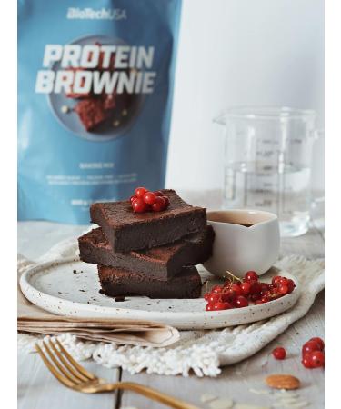 BioTechUSA Protein Brownie Protein Brownie Base Powder with Collagen and Whey Protein with Sweetener 600 g Chocolate - Buy Online on GoSupps.com