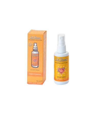 Dr. Bauer's Dr. Bauer's Golden Dream Mouth Spray - Citrus Fresh Lemon Orange - Alcohol Free Vegan & Mild - Freshens Breath & Mouth 50ml