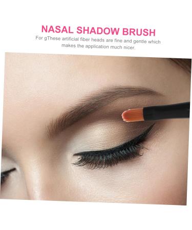 Angoily 20 Pcs Nose Shadow Brush Mix Miss Wooden Handle Brush 13x0.8cmx2pcs Blackx2pcs - Buy Online on GoSupps.com