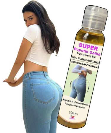 FENUGREC-AKPI-KIGELIA Synergy Oil for Buttocks-Hip-Breast Fat 100 ml 100 ml I Love My Popotin
