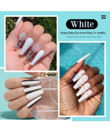 AZUREBEAUTY 2oz White Acrylic Dipping Powder - Long-Lasting, Odor-Free French Manicure Solution | DIY Nail Art Kit | No Lamp Required - Buy Online on GoSupps.com