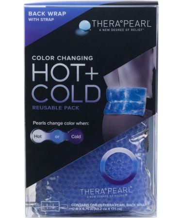 TheraPearl Color Changing Hot Cold Back Wrap with Gel Beads - Flexible Relief for Lower Back Pain and Injuries - Buy Online on GoSupps.com