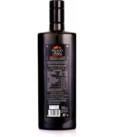 Palacio de Los Olivos Extra Virgin Olive Oil Cold Pressed Picual Variety 500ml Bottle International Award Winner Produced in Spain - Buy Online on GoSupps.com
