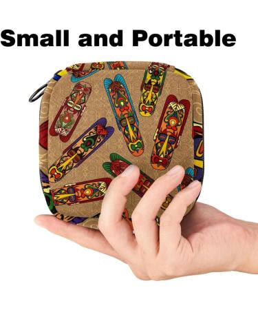 Shop African Ethnic Napkin Storage Bag | Stylish Holder for Menstrual Cups & Nursing Pads - Perfect for Women & Teen Girls - Buy Online on GoSupps.com