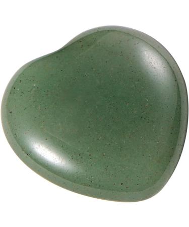 Morella Gemstone Heart Lucky Charm - 3cm Green Aventurine Stone Heart in Velvet Bag - Ideal Gift for Love & Luck - International Shipping - Buy Online on GoSupps.com