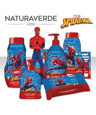 Naturaverde Kids Marvel Spider-Man Shower Shampoo & Soap | Organic Hair Extract 250ml - Ideal Hygiene for Children - Buy Online on GoSupps.com