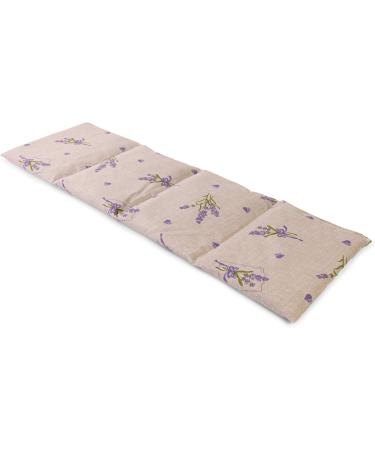 Buy 4-Chamber Grape Seed Pillow 20x60cm - Large Country Style Romance - Heat & Cold Grain Pillow for Ultimate Comfort - Buy Online on GoSupps.com