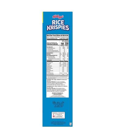 Kellogg's Rice Krispies Cereal 24oz Box - Original Rice Krispies Treats - 8 Vitamins and Minerals - Giant Size - Buy Online on GoSupps.com
