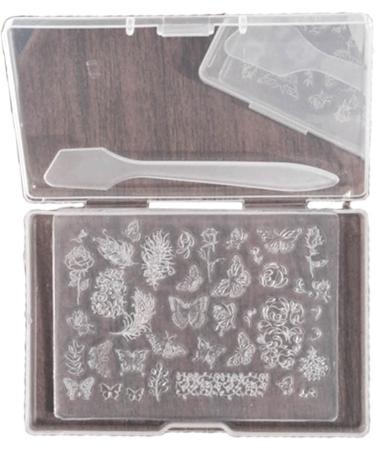 MCAORI 3D Nail Art Mold with Variety of Patterns Template Carving Sticker Stencil Tools Creative Stunning Nail Decorations - Buy Online on GoSupps.com