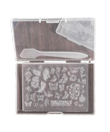 MCAORI 3D Nail Art Mold with Variety of Patterns Template Carving Sticker Stencil Tools Creative Stunning Nail Decorations