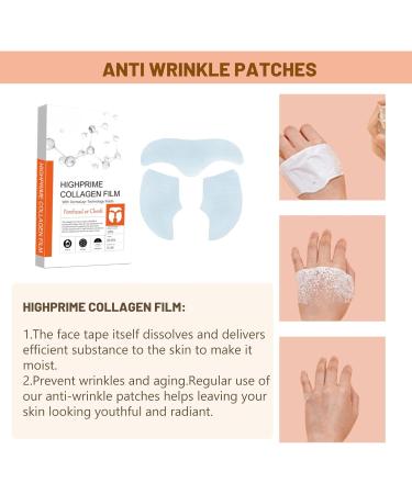 Collagen Forehead Patches For Wrinkles Hydrolyzed Collagen Face Tape Wrinkle Facial Patches To Help Reduce The Appearance Of Frown Lines Crow S Feet Smile Lines Forehead & Cheek Face Mask - Buy Online on GoSupps.com