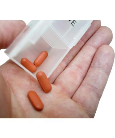 ProMed Weekly 4x Daily Pill Organizer - 7 Day Medication & Vitamin Case | Ergonomic BPA-Free Removable Compartments - Buy Online on GoSupps.com