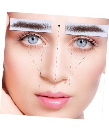 Healeved 4pcs Eyebrow Stickers Eyebrows Makeup Tools False 6d Mold Modify Water Transfer Paper with Ink - Buy Online on GoSupps.com