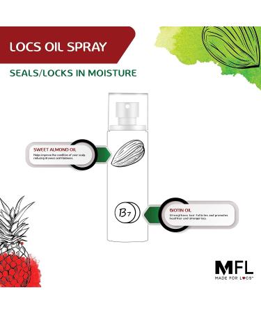 Locs Vegan Oil Spray Natural & Vegan Haircare Solution - Buy Online on GoSupps.com