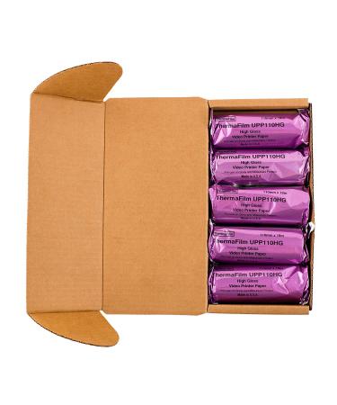 Sony Compatible UPP110-HG Generic High Gloss Ultrasound Film/Media 5 Rolls, 110mm x 18m