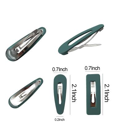 20Pcs Women Hair Clips - Matte Snap Barrettes for Girls & Women | No-Slip Solid Candy Color Hair Accessories - SnapClip20A - Buy Online on GoSupps.com