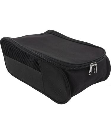Premium Foldable Golf Shoe Travel Bag Splash-Proof Dustproof Scratch-Resistant Breathable | Ideal for Golf Exercises & Leisure Sports (Black) - Buy Online on GoSupps.com