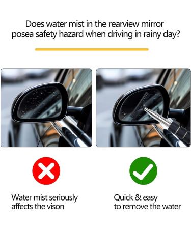 SJKTOJWC 3Pcs Car Rearview Mirror Wiper Retractable Window Squeegee Side Mirror Squeegee Car Mirror Squeegee Retractable Car Rearview Mirror Wiper Universal Automotive Accessories - Buy Online on GoSupps.com