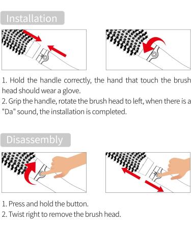 Hair Dryer Brush with Interchangeable Barrels | Hot Air Straightening & Volumizing Anti-Frizz Ceramic Titanium - Buy Online on GoSupps.com
