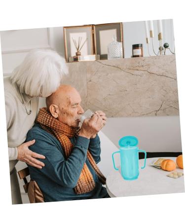 5pcs Elderly Feeding Mug Set | Leak-proof Nursing Straw Cups | Bedridden & Disabled Care | Spillproof Training Tumbler | Exclusive Bluex5pcs - Buy Online on GoSupps.com