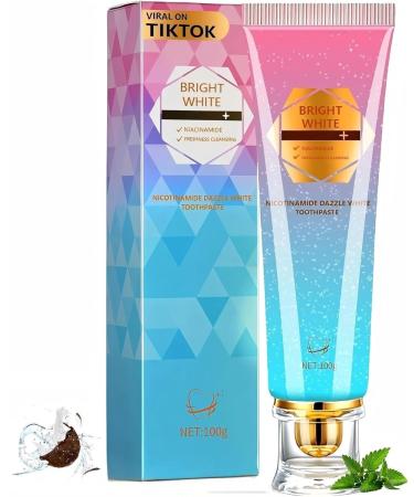 Niacinamide Whitening Toothpaste Kimralur Triple Whitening Intensive Niacinamides Toothpastes Fluoride-Free Formula is Suitable for Sensitive Teeth (1)