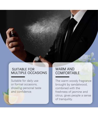 Parfum for Men Romantic Hydrating Eau De Parfum Sweet Spray Deodorant Suitable for Special Occasions Presents for Men Net 50mL Black - Buy Online on GoSupps.com