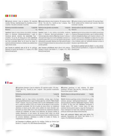  HSN HSN Melatonin 1 mg | 120 fast-acting tablets | Melatonin helps reduce the time it takes to fall asleep - Buy Online on GoSupps.com