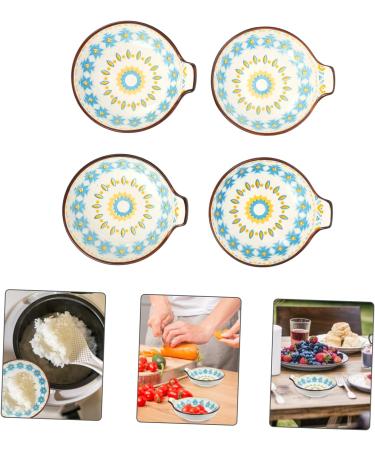 Zerodeko Ceramic Dipping Cups Sauce Bowl 8 Pcs Seasoning Dish Soybean Sushi Ceramics Seasoning Dishes re-usable Sauce Bowls 11X10X4CMx2pcs Assorted Colorx2pcs - Buy Online on GoSupps.com
