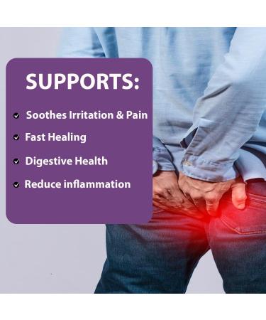 PyloEase Hemorrhoid Relief | Natural Support for Discomfort | Promotes Comfort & Healing | 60 Vegetarian Capsules (120 Pack of 2) Pack of 2 120 - Buy Online on GoSupps.com