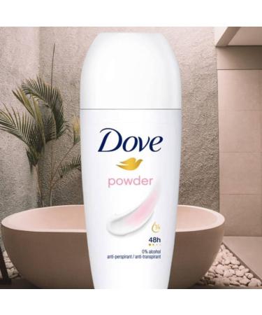  Dove Dove Antiperspirant Powder Roll-On Deodorant 48H Alcohol Free 50 Ml (6) - Buy Online on GoSupps.com
