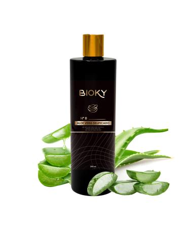 Pure Aloe Vera Gel 100% Natural - Organic, Moisturizing & Soothing - Hydrated & Illuminated Skin | Natural & Versatile: After Sun, Skin, Hair, Soothing, Post-Hair Removal, Aftershave - 250