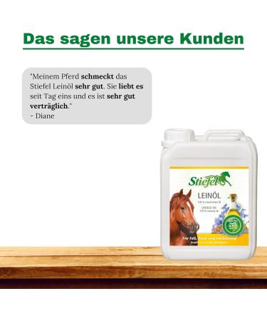 100% Natural Linseed Oil Boots for Horses - Cold-Pressed Rich in Omega-3 & Vitamins | 5L | Supports Fur & Skin Health - Buy Online on GoSupps.com