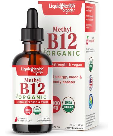 LIQUIDHEALTH Optimum Joint Liquid Supplement & Organic Methyl B12 5000mcg Vitamin Drops with Tart Cherry Juice for Immune Support Bone & Joint Health Naturl Energy Boost Improved Focus & Memory - Buy Online on GoSupps.com