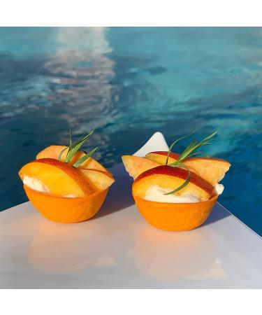 Croc'in Dough Bowl for Stocking Orange - 240 Vegan Durable Bowls for Snacks & Catering - Perfect for Restaurants & Parties - Buy Online on GoSupps.com