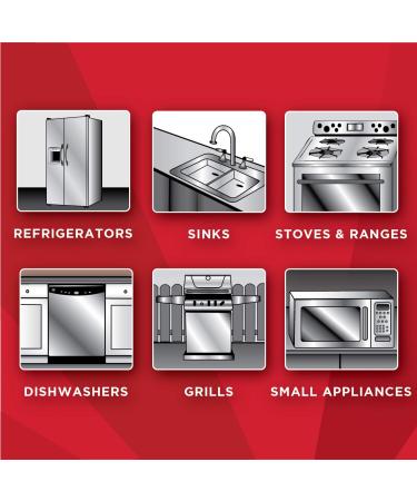 Magic Stainless Steel Wipes - Removes Fingerprints, Residue, Water Marks, and Grease - 30 Count - Buy Online on GoSupps.com