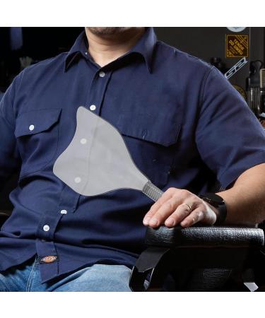 Healvian Barber Hair Salon Faces Sheild Hairspray Mask Plastic Hairdressing Haircut Face Mask Spray Face Protector - Buy Online on GoSupps.com