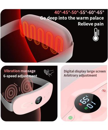 Skubis Wireless Heating Pillow - Three-Stage Heating Belt for Menstruation & Pain Relief | Pink - Buy Online on GoSupps.com